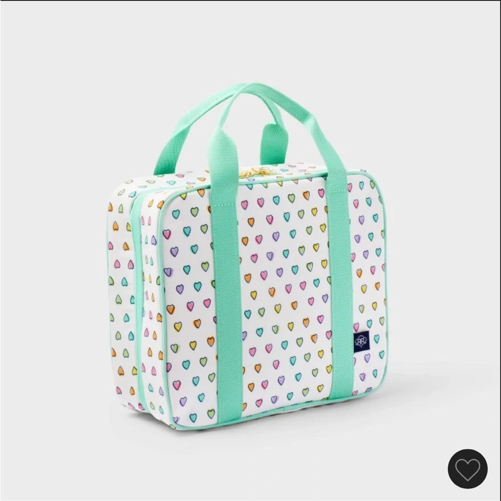 Roller Rabbit x Target: White & Hearts Cosmetic Bag - Picture 2 of 3